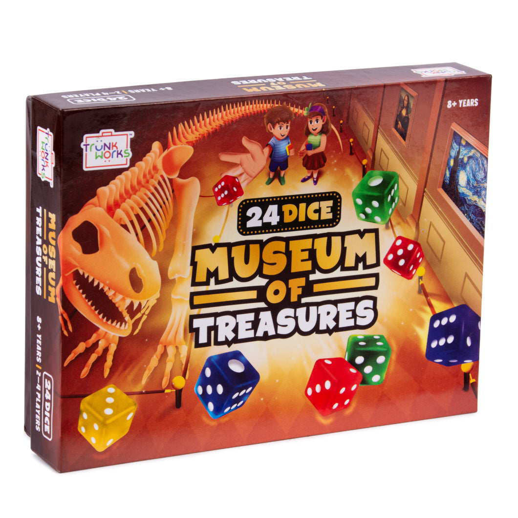 Museum of Treasures | Family Dice Game with 24 Dice | 8+ years