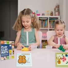 Load image into Gallery viewer, PlayClay Mats | Fine Motor Skill Development Activity Mats | Numbers and Creative Prompts | 3+ years