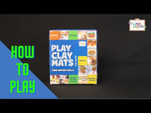 Load and play video in Gallery viewer, PlayClay Mats | Fine Motor Skill Development Activity Mats | Numbers and Creative Prompts | 3+ years
