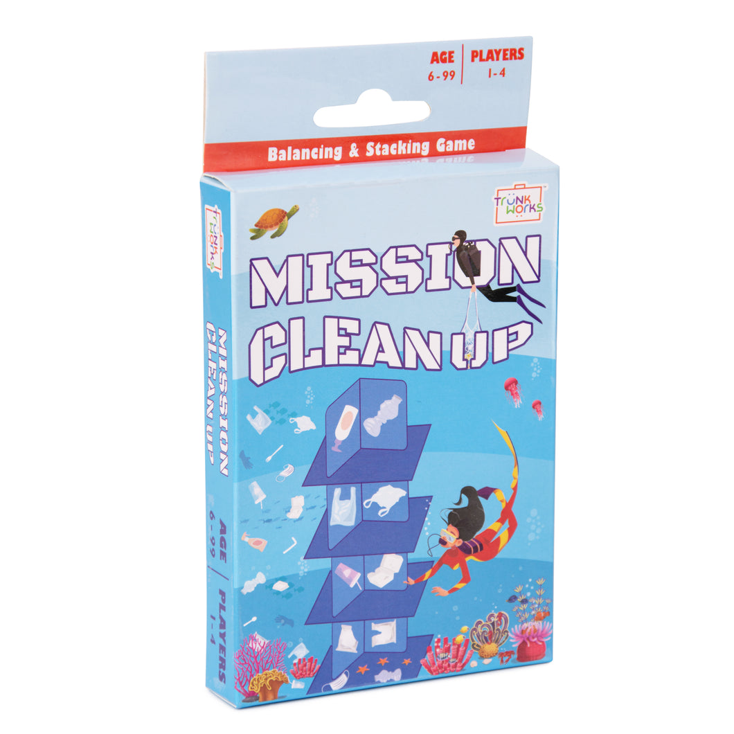Mission Clean Up |  A Balancing and Stacking Game to clean up the Ocean | 6+ years