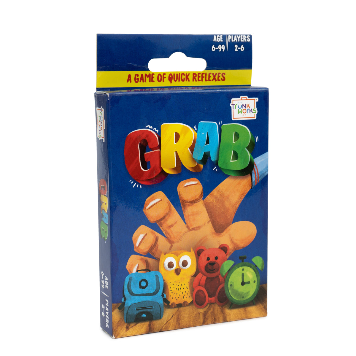 Grab | 6+ years | A Game Of Quick Reflexes – Trunk Works